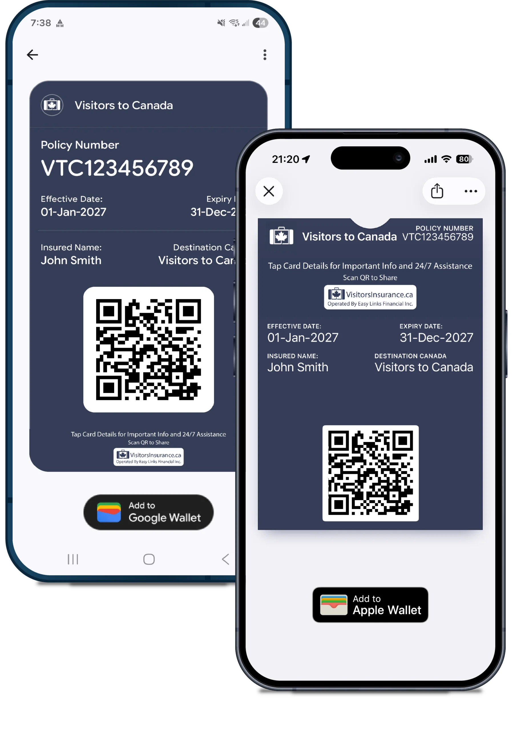 ELFI digital wallet insurance card